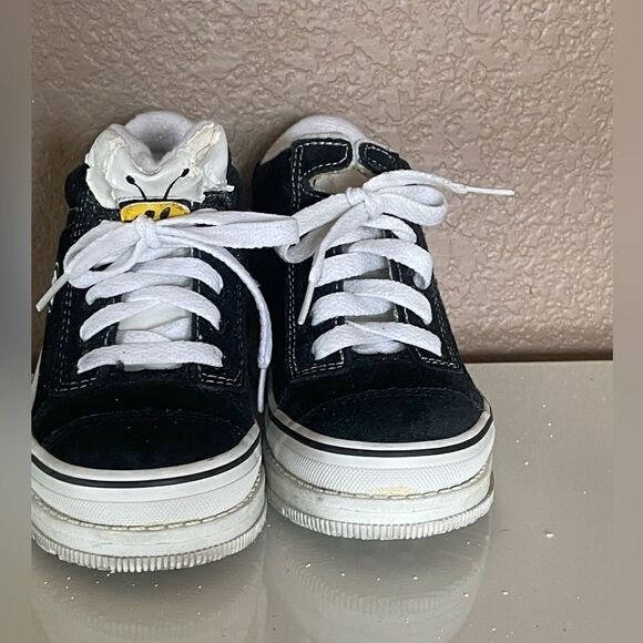 Vintage 90s Sketchers Platform Suede Shoe Size 1 - Picture 6 of 11